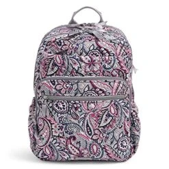 Vera Bradley Signature Cotton XL Campus Backpack, Gramercy Paisley