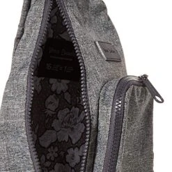 Vera Bradley Women's Recycled Lighten Up Reactive Mini Sling Backpack, Gray Heather, One Size 8 Vera Bradley Women's Recycled Lighten Up Reactive Mini Sling Backpack, Gray Heather, One Size -Vera Bradley 61GHN8znyvL