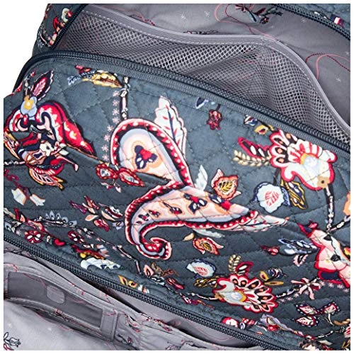 Vera Bradley Women's Signature Cotton Campus Backpack, Felicity Paisley, One Size 4 Vera Bradley Women's Signature Cotton Campus Backpack, Felicity Paisley, One Size - Image 4