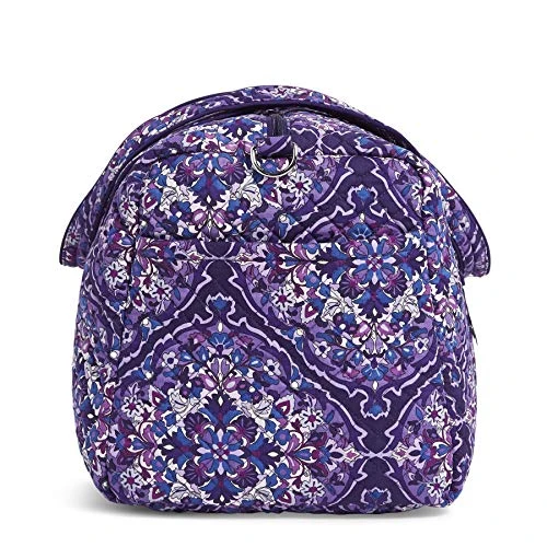 Vera Bradley Women's Cotton Medium Travel Duffel Bag, Regal Rosette, One Size 4 Vera Bradley Women's Cotton Medium Travel Duffel Bag, Regal Rosette, One Size - Image 4