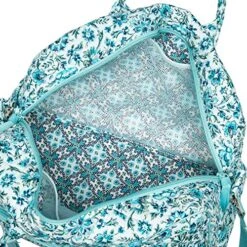 Vera Bradley Cotton Compact Weekender Travel Bag, Cloud Vine 8 Vera Bradley Cotton Compact Weekender Travel Bag, Cloud Vine -Vera Bradley 61WNv1uH8QL