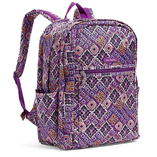 Vera Bradley Women's Lighten Up Grand Backpack, Dream Diamonds 6 Vera Bradley Women's Lighten Up Grand Backpack, Dream Diamonds - Image 6