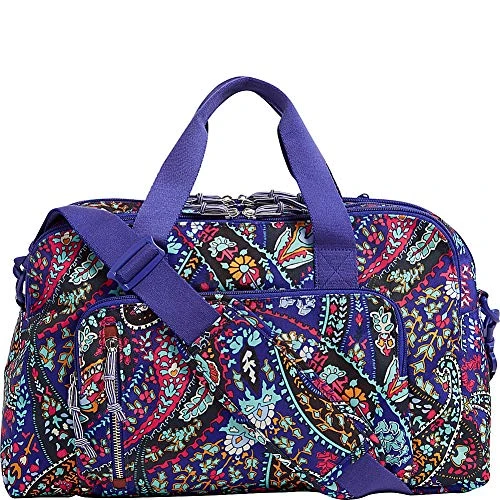 Vera Bradley Lighten Up Compact Weekender Petite Paisley 1 Vera Bradley Lighten Up Compact Weekender Petite Paisley