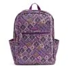 Vera Bradley Women's Lighten Up Grand Backpack, Dream Diamonds