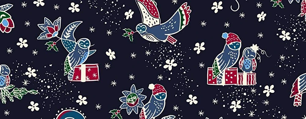 Vera Bradley Iconic Large Travel Duffel In Holiday Owls, Signature Cotton 2 Vera Bradley Iconic Large Travel Duffel In Holiday Owls, Signature Cotton - Image 2