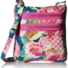 Vera Bradley Iconic Triple Zip Hipster Crossbody, Signature Cotton, Superbloom