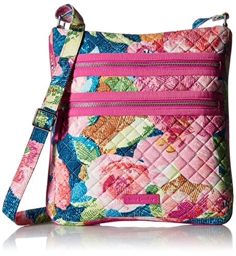 Vera Bradley Iconic Triple Zip Hipster Crossbody, Signature Cotton, Superbloom 2 Vera Bradley Iconic Triple Zip Hipster Crossbody, Signature Cotton, Superbloom - Image 2