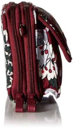 Vera Bradley Women's Signature Cotton RFID All In One Crossbody Wristlet , Bordeaux Blooms, One Size 10 Vera Bradley Women's Signature Cotton RFID All In One Crossbody Wristlet , Bordeaux Blooms, One Size -Vera Bradley 71B3ZHL7KcL