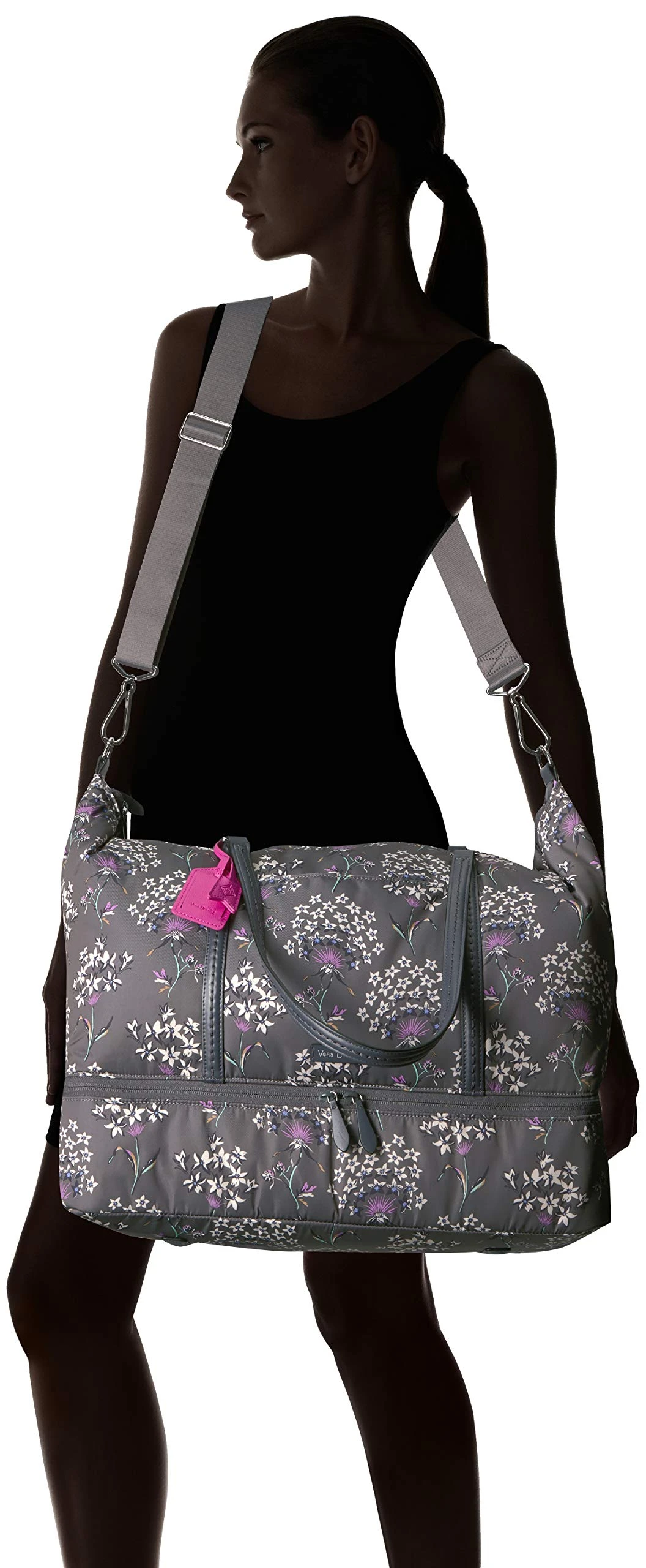 Vera Bradley Women's Midtown Travel Bag, Dandelion Wishes, One Size 2 Vera Bradley Women's Midtown Travel Bag, Dandelion Wishes, One Size - Image 2