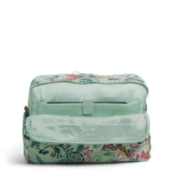 Vera Bradley Signature Cotton Deluxe Weekender, Mint Flowers -Vera Bradley 71zW2fOJZ5L
