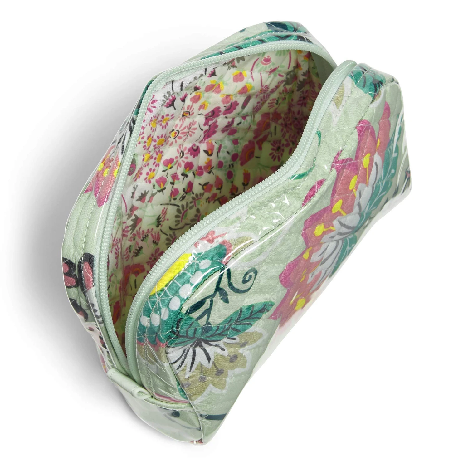 Vera Bradley Medium, Mint Flowers 5 Vera Bradley Medium, Mint Flowers - Image 5