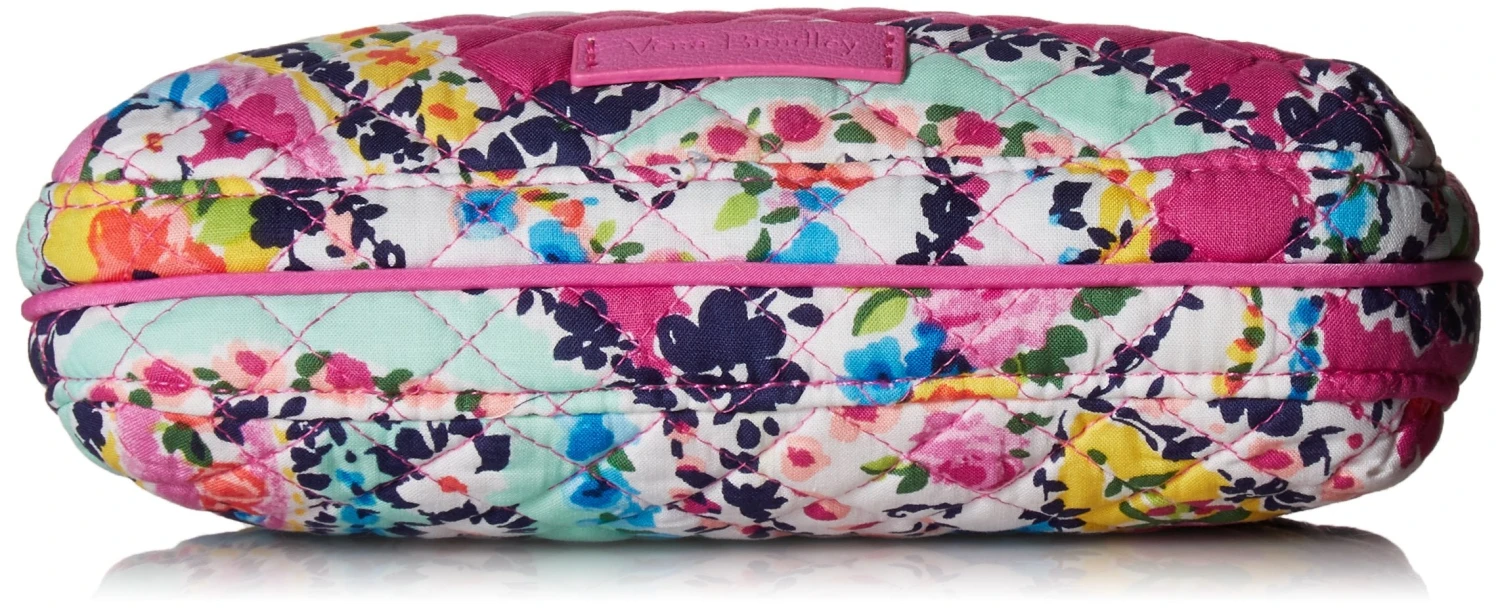 Vera Bradley Iconic Rfid Little Crossbody, Signature Cotton,Wildflower Paisley 4 Vera Bradley Iconic Rfid Little Crossbody, Signature Cotton,Wildflower Paisley - Image 4