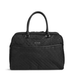Vera Bradley Iconic Weekender Travel Bag, Microfiber, Classic Black