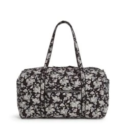Vera Bradley Women's Signature Cotton Large Travel Duffel Travel Bag, Holland Garden, One Size