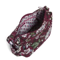 Vera Bradley Women's Signature Cotton On The Go Crossbody Purse, Bordeaux Blooms, One Size 7 Vera Bradley Women's Signature Cotton On The Go Crossbody Purse, Bordeaux Blooms, One Size -Vera Bradley 81cl5sVqplL