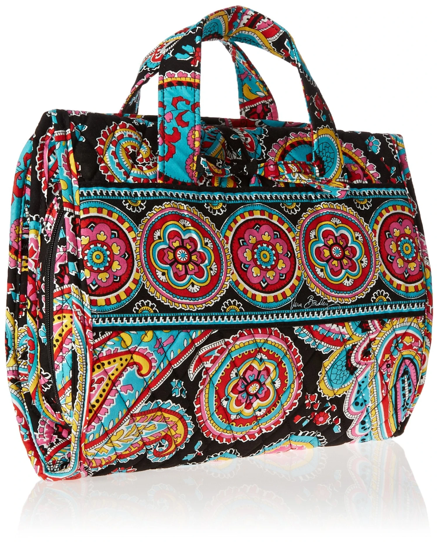 Vera Bradley Signature Cotton Hanging, Parisian Paisley 5 Vera Bradley Signature Cotton Hanging, Parisian Paisley - Image 5