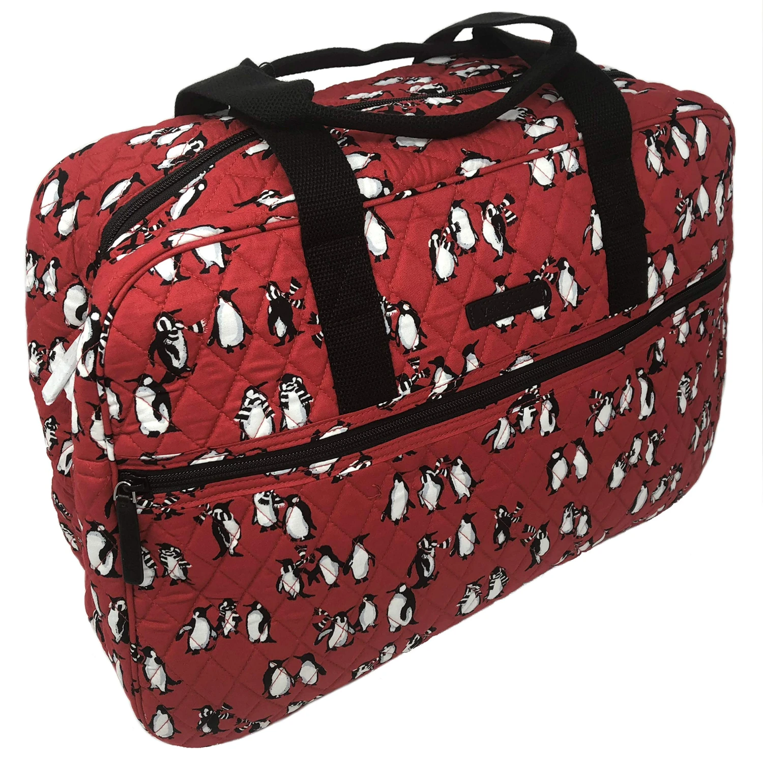 Vera Bradley Medium Traveler Bag In Playful Penguins Blue (Playful Penguins Red) 1 Vera Bradley Medium Traveler Bag In Playful Penguins Blue (Playful Penguins Red)