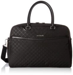 Vera Bradley Iconic Weekender Travel Bag, Microfiber, Classic Black -Vera Bradley 91IVfnd6ySL