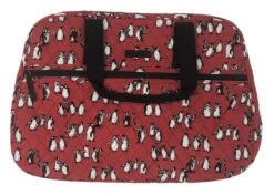 Vera Bradley Medium Traveler Bag In Playful Penguins Blue (Playful Penguins Red) 8 Vera Bradley Medium Traveler Bag In Playful Penguins Blue (Playful Penguins Red) -Vera Bradley 91XC1 RQVgL
