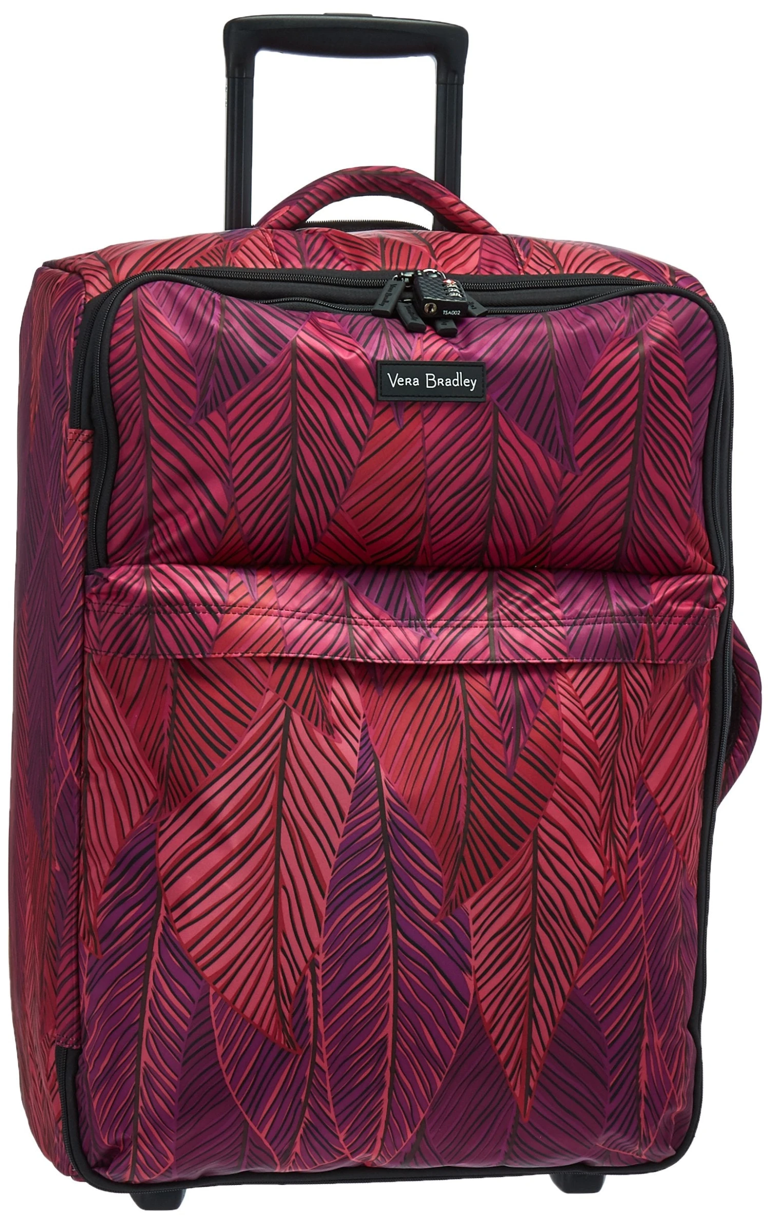 Vera Bradley Women's Foldable Large, Banana Leaves Fuchsia 1 Vera Bradley Women's Foldable Large, Banana Leaves Fuchsia