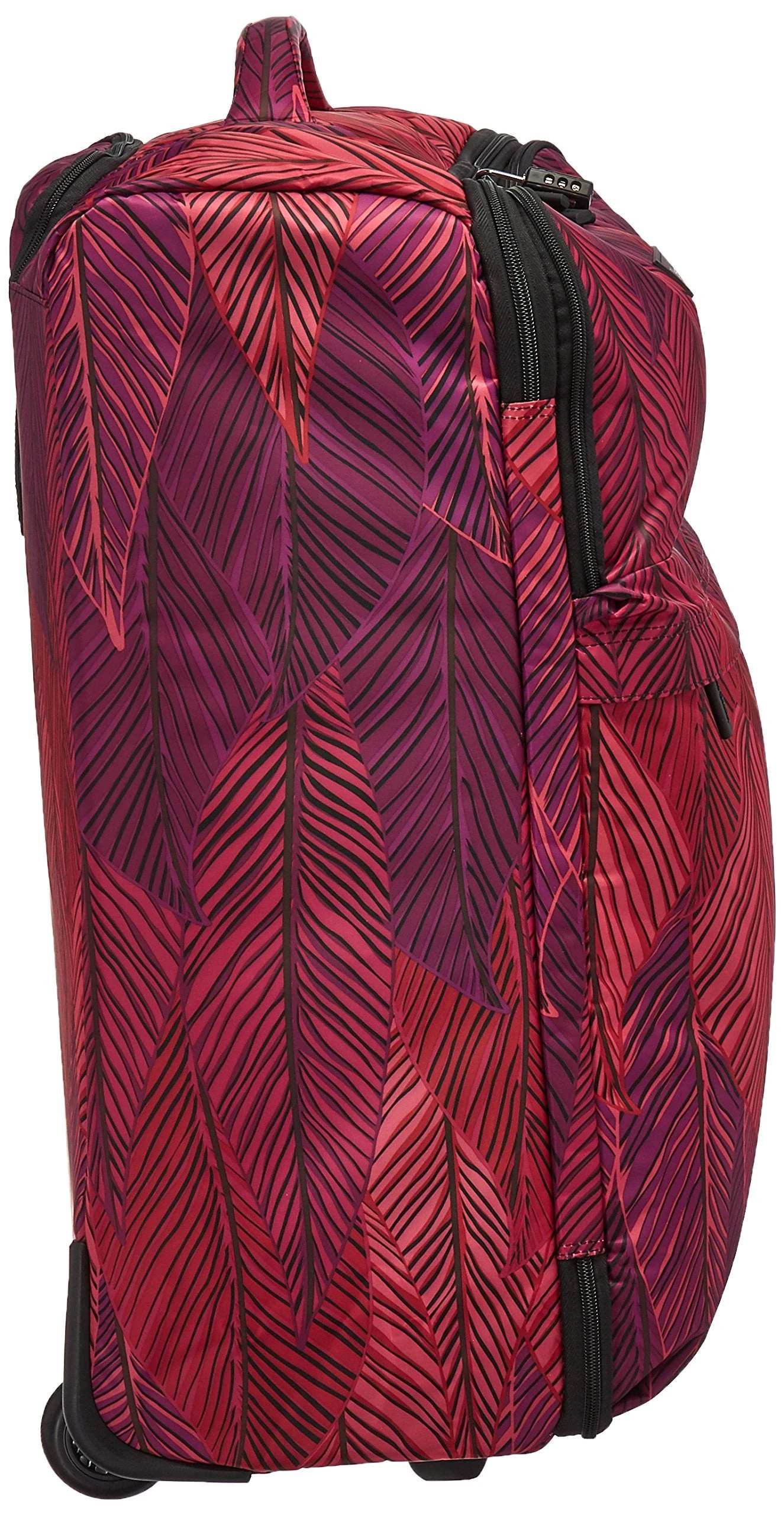 Vera Bradley Women's Foldable Large, Banana Leaves Fuchsia 5 Vera Bradley Women's Foldable Large, Banana Leaves Fuchsia - Image 5